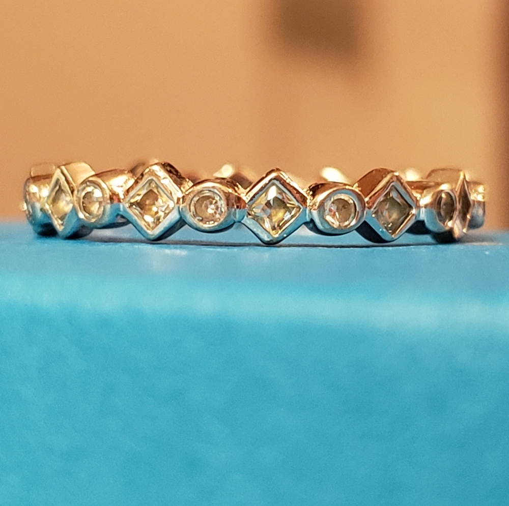 Cz thumb ring